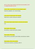 NSG 316 FINAL EXAM VERIFIED QUESTIONS AND ANSWERS LATEST&NewLine;A&plus; GRADED ASSURED SUCCESS
