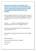 COMLEX LEVEL 2 EXAM 2026 &vert;&vert; MOST RECENT EXAM &NewLine;2026&vert;2027 ACTUAL COMPLETE REAL EXAM QUESTIONS AND &NewLine;CORRECT ANSWERS &lpar;VERIFIED ANSWERS&rpar; ALREADY GRADED &NewLine;A&plus; &vert; GUARANTEED SUCCESS&excl;&excl; NEWEST EXAM &vert; JUST &NewLine;RELEASED&excl;&excl;