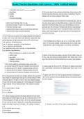 Stroke Practice Questions And Answers - 100&percnt; Verified Solution