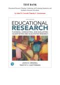 Educational Research&colon; Planning&comma; Conducting&comma; and Evaluating Quantitative and Qualitative Research&comma; 6th Edition &mdash; by John  Creswell &vert; Complete Test Bank &lpar;Ch&period; 1-17&rpar;