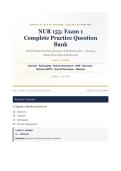 NUR 155 Exam 1 Complete Question Bank Galen College of Nursing 2026&sol;2027 with Verified Answers & Detailed Rationales