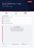  Rasmussen MDC 2 Exam 1 Multidimensional Care Nursing 2026&sol;2027 &ndash; Questions and Answers &vert; 100&percnt; Verified &vert; Detailed Rationales &ndash; Pass Guaranteed &ndash; A&plus; Graded