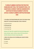 LATEST FLORIDA LICENSECED CERTIFICATION EXAMS 