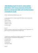 HESI Med-Surg Exams V1 & V2 &vert; Latest Update 2026&sol;2027 &vert; 200 Practice Questions & Detailed Answers &vert; Actual Exam Q&A with Verified Answers &vert; Complete A&plus; Guide