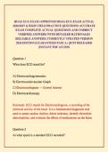 HOAG ECG EXAM &sol;APPROVED HOAG ECG EXAM ACTUAL 2026&sol;2027 & HIGH YIELD PRACTICE QUESTIONS ACCURATE EXAM COMPLETE ACTUAL QUESTIONS AND CORRECT VERIFIED ANSWERS WITH DETAILED RATIONALES &lpar;RELIABLE ANSWERS&rpar; CURRENTLY UPDATED VERSION 2026 EDITION &vert;GUARANTEED PASS