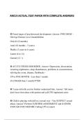 ANCC4 ACTUAL TEST PAPER WITH COMPLETE ANSWERS