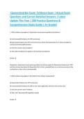 Queensland Bar Exam &ndash; Evidence &vert; Latest Update 2026&sol;2027 &vert; 200 Practice Questions & Detailed Answers &vert; Complete Q&A Guide with Rationales &vert; A&plus; Graded