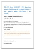 TED 105 Exam 2026&sol;2027 &vert; 100 Practice Questions with Answers & Detailed Rationales &vert; Epic Training & Certification Prep