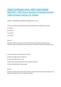 Zaxby's Certification Exam &ndash; BOH &vert; Latest Update 2026&sol;2027 &vert; 200 Practice Questions & Detailed Answers &vert; Back of House Training Test Bank &vert; A&plus; Graded