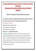 Pediatric ARDMS Exam Review 2026&sol;2027 &mdash; Complete Test Bank &&NewLine;Study Guide&NewLine;350 Board-Style Questions with Verified Answers & Detailed&NewLine;Rationales