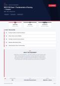 NSG 3100 Exam 1 Fundamentals Nursing Galen College 2026&sol;2027 &ndash; Questions and Answers &vert; 100&percnt; Verified &vert; Detailed Rationales &ndash; Pass Guaranteed &ndash; A&plus; Graded