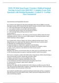 NUR 170 Med Surg Exam 3 Version 1 Medical-Surgical Nursing Actual Exam 2026&sol;2027 &vert; Complete Exam-Style Questions with Detailed Rationales &vert; Graded A&plus; Verified &ndash; Pass Guaranteed