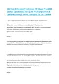 ICC Code Enforcement Technician &lpar;CE-T&rpar; Exam Prep 2026 &vert; Latest Update 2026&sol;2027 &vert; 200 Practice Questions & Detailed Answers &vert; Instant Download PDF &vert; A&plus; Graded