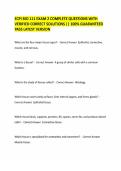 ECPI BIO 111 EXAM 2 COMPLETE QUESTIONS WITH VERIFIED CORRECT SOLUTIONS &vert;&vert; 100&percnt; GUARANTEED PASS LATEST VERSION