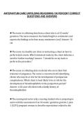 ANTEPARTUM CARE UNFOLDING REASONING 100 PERCENT CORRECT&NewLine;QUESTIONS AND ANSWERS