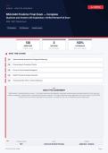  NSG 6440 Predictor Final Exam Nursing Comprehensive 2026&sol;2027 &ndash; Questions and Answers &vert; 100&percnt; Verified &vert; Detailed Rationales &ndash; Pass Guaranteed &ndash; A&plus; Graded
