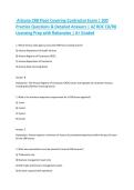 Arizona CR8 Floor Covering Contractor Exam &vert; 200 Practice Questions & Detailed Answers &vert; AZ ROC C-8&sol;R-8 Licensing Prep with Rationales &vert; A&plus; Graded