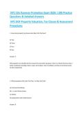 NYC City Assessor Promotion Exam 2026 &vert; 200 Practice Questions & Detailed Answers &vert; NYC DOF Property Valuation&comma; Tax Classes & Assessment Procedures &vert; A&plus; Graded
