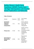 Barkley Women's Health Nurse &NewLine;Practitioner &lpar;WHNP&rpar; Practice Exam &mdash; &NewLine;150 High-Yield Questions with Detailed &NewLine;Answer Explanations and Rationales 