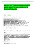 Barkley FNP Predictor&sol;Readiness Exam &NewLine;200 Original Practice Questions with &NewLine;Detailed Rationales 