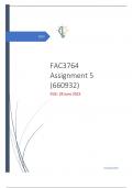 FAC3764 Assignment 5(660932) 2023