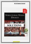 Solutions Manual for Structural Steel Design 3rd Edition &ndash; Aghayere