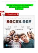 Sociology 9th Canadian Edition by Macionis & Gerber &vert; All Chapters Study Guide &vert; Practice Questions&comma; Answers & Rationales &vert; Latest Update 2026