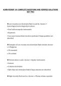 AORN PERIOP 101 COMPLETE QUESTIONS AND VERIFIED SOLUTIONS&NewLine;SET TWO
