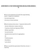 AORN PERIOP 101 TEST PAPER QUESTIONS AND SOLUTIONS GRADED A&NewLine;A&plus;