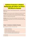 Radiation Protection in Medical Radiography &ndash; Comprehensive Radiologic Technology Exam Questions and Answers&comma; Radiation Safety and Protection Study Guide 2026&sol;2027