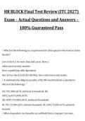 Package deal for H&R Block Income Tax Course Certification Exam Questions and Answers&comma; 2027&sol;2028 Exam Preparation Material