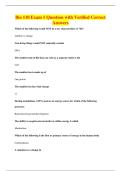 Bio 110 Exam 1 Question with Verified Correct&NewLine;Answers