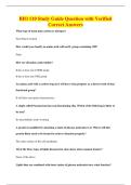 BIO 110 Study Guide Question with Verified&NewLine;Correct Answers