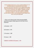 USS BLUE RIDGE ESWS EXAM &sol; ACTUAL USS BLUE RIDGE &lpar;LCC-19&rpar; ENLISTED SURFACE WARFARE SPECIALIST &lpar;ESWS&rpar; QUALIFICATION EXAM TEST BANK ACTUAL 2026&sol;2027 HIGH YIELD PRACTICE QUESTIONS AND STUDY GUIDE COMPLETE ACCURATE EXAM ACTUAL QUESTIONS AND CORRECT VERIFIED A