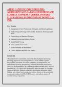 ATI RN CAPSTONE PROCTORED PRE&NewLine;ASSESSMENT ACTUAL EXAM QUESTIONS AND &NewLine;CORRECT ANSWERS &lpar;VERIFIED ANSWERS&rpar; &NewLine;PLUS RATIONALES 2026 &vert; INSTANT DOWNLOAD &NewLine;PDF&period;
