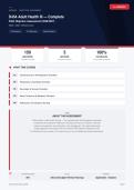  D454 Adult Health III WGU Objective Assessment Nursing OA 2026&sol;2027 &ndash; Questions and Answers &vert; 100&percnt; Verified &vert; Detailed Rationales &ndash; Pass Guaranteed &ndash; A&plus; Graded