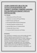 ATI RN COMMUNITY HEALTH CMS &NewLine;ACTUAL EXAM QUESTIONS AND &NewLine;CORRECT ANSWERS &lpar;VERIFIED ANSWERS&rpar; &NewLine;PLUS RATIONALES 2026&sol;2027 &vert; INSTANT &NewLine;DOWNLOAD PDF&period;