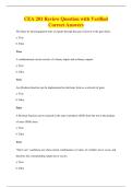 CEA 201 Review Question with Verified&NewLine;Correct Answers