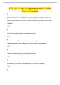 CEA 201 - Unit 1&comma;2&comma;3 Question with Verified&NewLine;Correct Answers