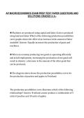 AP MACROECONOMICS EXAM PREP TEST PAPER QUESTIONS AND&NewLine;SOLUTIONS GRADED A A&plus;&NewLine;