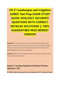 CR-21 Landscapes and Irrigation AZROC Test Prep 2026 &ndash; Comprehensive Exam Questions and Answers&comma; Arizona Contractor Licensing Study Guide