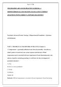PSYCHIATRIC ADVANCED PRACTICE NURSING&colon; A &NewLine;BIOPSYCHOSOCIAL FOUNDATION EXAM LATEST VERSION &NewLine;QUESTIONS WITH CORRECT ANSWERS 2026 EDITION 
