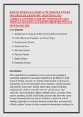 BIOL251 HUMAN ANATOMY & PHYSIOLOGY I W&sol;LAB &NewLine;2026 FINAL EXAM REVIEW  QUESTIONS AND &NewLine;CORRECT ANSWERS SUMMARY WITH RATIONALES &NewLine;PORTAGE LEARNING LOCKDOWN BROWSER INSTANT &NewLine;DOWNLOAD PDF&period; 