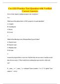 Cse 1321 Practice Test Question with Verified&NewLine;Correct Answers