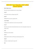 CSE 1321- Test 2 Question with Verified&NewLine;Correct Answers