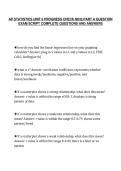 AP STATISTICS UNIT 5 PROGRESS CHECK MCQ PART A QUESTION&NewLine;EXAM SCRIPT COMPLETE QUESTIONS AND ANSWERS