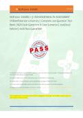 NUR 6001  EXAMS 1&ndash;3&ndash;ADVANCEDHEALTH ASSESSMENT &NewLine;WilliamPaterson University &vert; Complete 200-Question Test &NewLine;Bank &vert; NGN-Style Questions & Case Scenarios &vert; 2026&sol;2027 &NewLine;Edition &vert; 100&percnt; Pass Guarantee 