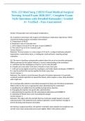 NSG 223 Med Surg 2 HESI Final Medical-Surgical Nursing Actual Exam 2026&sol;2027 &vert; Complete Exam-Style Questions with Detailed Rationales &vert; Graded A&plus; Verified &ndash; Pass Guaranteed