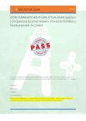 ATI RN COMMUNITY HEALTH CMS ACTUAL EXAM 2026&sol;2027 &NewLine;&vert; 100 Questions & Correct Answers &vert; Proctored Test Bank &vert; &NewLine;Pass Guaranteed - A&plus; Graded 