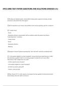 APCO EMD TEST PAPER QUESTIONS AND SOLUTIONS GRADED A A&plus;